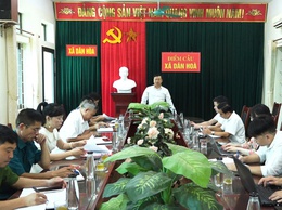 HỌP CÁC TIỂU BAN PHỤC VỤ ĐẠI HỘI ĐẠI BIỂU ĐẢNG BỘ XÃ DÂN HOÀ LẦN THỨ I, NHIỆM KỲ 2025–2030
