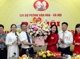 Đại hội Chi bộ Phòng Văn hóa - Xã hội, nhiệm kỳ 2025 - 2030: Dân chủ - Đoàn kết - Đổi mới - Phát triển