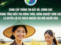 TỔNG ĐIỀU TRA NÔNG THÔN, NÔNG NGHIỆP NĂM 2025 – NHIỆM VỤ TRỌNG TÂM, Ý NGHĨA CHIẾN LƯỢC