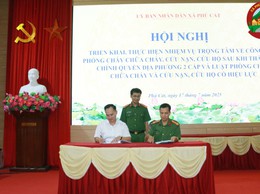Xã Phú Cát nâng cao hiệu quả công tác phòng cháy, chữa cháy và cứu nạn, cứu hộ