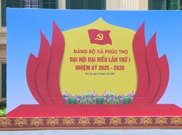 Phúc Thọ rực rỡ cờ hoa – Sẵn sàng chào đón Đại hội Đảng bộ xã lần thứ I, nhiệm kỳ 2025–2030