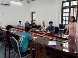 ĐOÀN THANH NIÊN XÃ PHÚC SƠN TRIỂN KHAI HỘI NGHỊ THÔNG BÁO KẾ HOẠCH TỔ CHỨC GIẢI BÓNG ĐÁ NĂM 2025