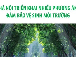 Hà Nội triển khai nhiều phương án đảm bảo vệ sinh môi trường