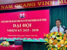 Đại hội chi bộ Trung tâm Văn hóa- Thông tin và Thể thao phườngHai Bà Trưng nhiệm kỳ 2025 - 2030 thành công tốt đẹp
