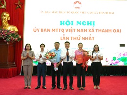 Uỷ ban MTTQ Việt Nam xã Thanh Oai tổ chức thành công Hội nghị lần thứ nhất