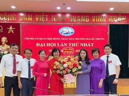 Đại hội Chi bộ cơ quan Hội đồng nhân dân phường Hai Bà Trưng lần thứ nhất, nhiệm kỳ 2025-2030.