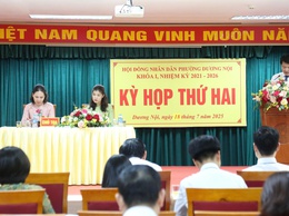 Kỳ họp thứ hai HĐND phường Dương Nội thông qua nhiều nội dung quan trọng