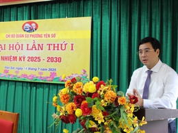 Đại hội Chi bộ Quân sự phường Yên Sở