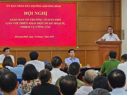 Phường Khương Đình tổ chức Hội nghị giao ban Tổ trưởng Tổ dân phố