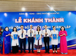 Lễ khánh thành và công bố Quyết định thành lập Trạm Y tế phường Nghĩa Đô