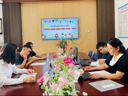 Tự phát triển phần mềm tuyển sinh trực tuyến cho trẻ dưới 5 tuổi- Mô hình sáng tạo của trường Mầm non Cự Khối
