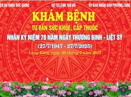 Thông báo lịch khám bệnh, chăm sóc sức khỏe, cấp phát thuốc miễn phí cho gia đình chính sách, người có công