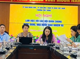 Hội nghị làm việc với các Hội quần chúng được Đảng, Nhà nước giao nhiệm vụ