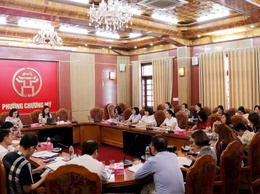 Phường Chương Mỹ làm việc với hiệu trưởng các trường học trên địa bàn về công tác chuẩn bị năm học mới 2025 – 2026