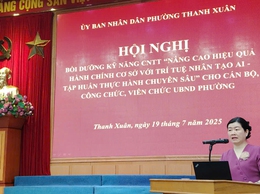 Chuyển đổi số và ứng dụng AI: Nâng tầm hiệu quả hành chính tại phường Thanh Xuân