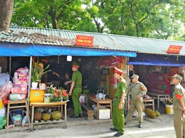 Phường Sơn Tây ra quân vệ sinh môi trường các điểm di tích trên địa bàn