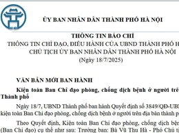 THÔNG TIN BÁO CHÍ NGÀY 18/7/2025 CỦA UBND THÀNH PHỐ HÀ NỘI 