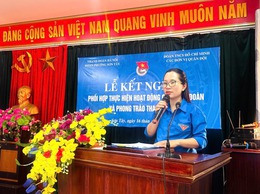 LỄ KẾT NGHĨA GIỮA ĐOÀN THANH NIÊN PHƯỜNG SƠN TÂY VÀ ĐOÀN CÁC ĐƠN VỊ QUÂN ĐỘI - GẮN BÓ, CHIA SẺ, CÙNG PHÁT TRIỂN