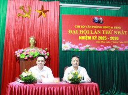 Chi bộ văn phòng HĐND và UBND: tổ chức  thành công Đại hội lần thứ nhất, nhiệm kỳ 2025-2030