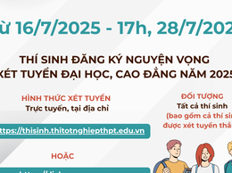 Mốc thời gian cần nhớ, những việc cần làm sau khi biết điểm thi tốt nghiệp THPT 2025