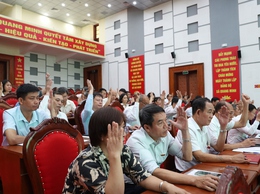 HĐND xã Quang Minh tổ chức Kỳ họp thứ hai