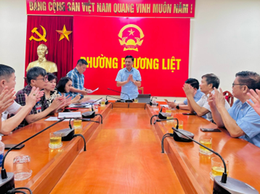 UBND PHƯỜNG PHƯƠNG LIỆT TỔ CHỨC HỘI NGHỊ LÀM VIỆC VỚI NGƯỜI HOẠT ĐỘNG KHÔNG CHUYÊN TRÁCH