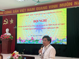Đại hội đại biểu Đảng bộ phường Tây Tựu lần thứ I, nhiệm kỳ 2025-2030 dự kiến sẽ tổ chức vào ngày 13/8-14/8/2025