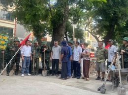 Tổ dân phố 17Y phường Yên Nghĩa phối hợp với Sư đoàn Bộ binh 301 và các đơn vị đóng trên địa bàn tổ chức các hoạt động nhân dịp kỷ niệm 78 năm Ngày thương binh liệt sĩ