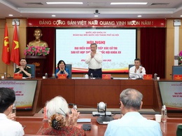 Tổng Bí thư Tô Lâm cùng các đại biểu Quốc hội thuộc Đoàn đại biểu Quốc hội thành phố Hà Nội (Đơn vị bầu cử số 1) đã tiếp xúc cử tri 11 phường thuộc Đơn vị bầu cử số 1 thành phố Hà Nội