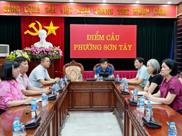 Sơn Tây tham dự hội nghị sơ kết công tác phát triển khoa học, công nghệ, đổi mới sáng tạo và chuyển đổi số