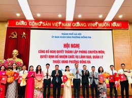 Phường Đống Đa hoàn thành việc thành lập bộ máy, bắt tay ngay vào việc