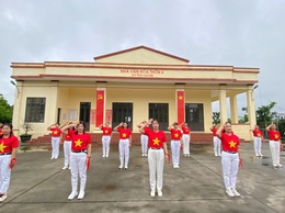 Rộn ràng hoạt động hội phụ nữ và các đoàn thể chào mừng thành lập xã Phúc Thọ