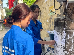 Đoàn Thanh niên phường Thanh Xuân sôi nổi hưởng ứng Ngày cao điểm xây dựng Đô thị văn minh và Chủ nhật xanh toàn quốc lần thứ IV – năm 2025