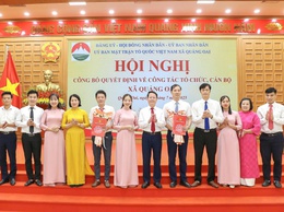 Ngày 01/7/2025, Đảng uỷ xã Quảng Oai ban hành Quyết định số 03-QĐ/ĐU, về việc thành lập Văn phòng Đảng uỷ xã Quảng Oai.