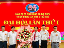 Các chi bộ cơ quan chuyên môn và đơn vị sự nghiệp thuộc Đảng bộ UBND xã Ứng Thiên tổ chức thành công đại hội lần thứ I, nhiệm kỳ 2025-2030