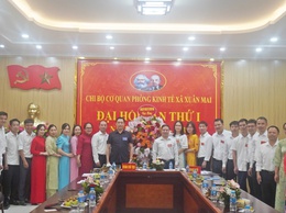 Chi bộ Phòng Kinh tế xã Xuân Mai tổ chức thành công Đại hội chi bộ lần thứ nhất, nhiệm kỳ 2025 - 2030