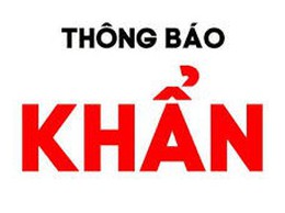 [THÔNG BÁO KHẨN] 
ỨNG PHÓ VỚI BÃO TRÊN BIỂN ĐÔNG – BÃO SỐ 3 (WIPHA)