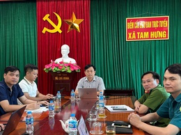 Tam Hưng triển khai nghiêm túc chỉ đạo ứng phó bão số 3, linh hoạt theo thực tiễn địa bàn