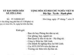 Chủ động ứng phó bão số 3 (Wipha) và nguy cơ mưa lớn, lũ, ngập lụt trên địa bàn xã.