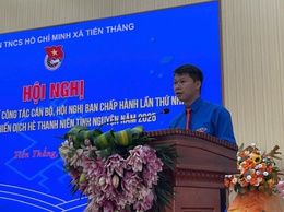 Đoàn Thanh niên xã Tiến Thắng tổ chức Hội nghị công bố quyết định về công tác cán bộ và ra quân Chiến dịch Thanh niên tình nguyện hè năm 2025