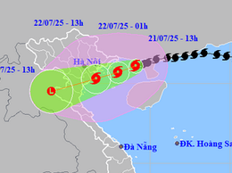Tin cảnh báo lũ trên các sông ở thành phố Hà Nội (15h30 ngày 21/7/2025)