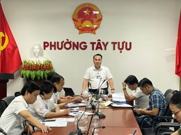 UBND Phường Tây Tựu  chỉ đạo triển khai các nhiệm vụ trọng tâm trên địa bàn