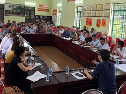 SÓC SƠN TRIỂN KHAI KẾ HOẠCH GIẢI PHÓNG MẶT BẰNG XÂY DỰNG HẠ TẦNG KỸ THUẬT KHU DÂN CƯ THÔN LƯƠNG CHÂU