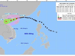 Tin bão khẩn cập nhập 11h00 ngày 21/7/2025