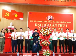 ĐẠI HỘI CHI BỘ PHÒNG VĂN HÓA -XÃ HỘI LẦN THỨ I: PHÁT HUY DÂN CHỦ, NÊU CAO TRÁCH NHIỆM, HƯỚNG TỚI PHÁT TRIỂN TOÀN DIỆN
