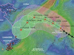 Tin bão khẩn cấp (Cơn bão số 3) lúc 14h00 ngày 21/7/2025