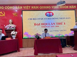 Đại hội Chi bộ cơ quan HĐND xã Hoài Đức lần thứ I, nhiệm kỳ 2025-2030