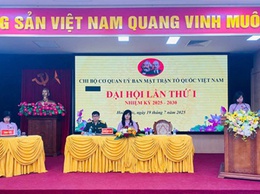 Đại hội Chi bộ cơ quan Ủy ban MTTQ Viêt Nam xã Hoài Đức