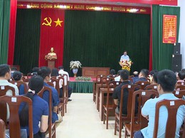 Phúc Lộc tổ chức Hội nghị đánh giá tình hình triển khai nhiệm vụ, chuẩn bị lực lượng, phương tiện phục vụ công tác phòng, chống lụt bão và ứng phó với cơn bão số 3