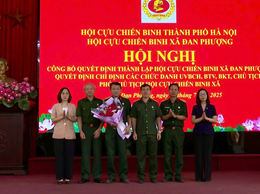Hội nghị lần thứ nhất Ban chấp hành hội CCB xã Đan Phượng.